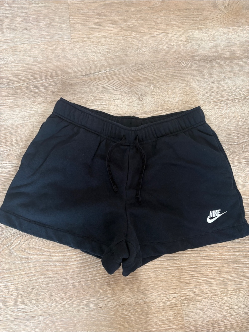 Nike Black Women's Athletic Drawstring Shorts